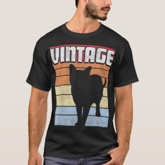 Kat Retro Stijl  Mannen Vrouwen Kinderen 80-70-s G T-shirt