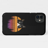 Kat Retro Stijl Zwarte Kat Vintage Stijl Kitten Ka Case-Mate iPhone Case (Achterkant (horizontaal))