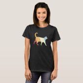 Kat Retro Vintage 7 T-shirt (Voorkant volledig)