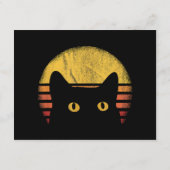 Kat Retro Vintage Informatiekaartje (Achterkant)