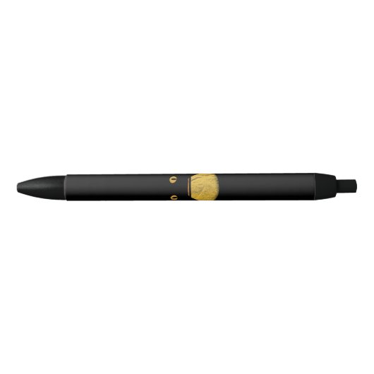 Kat Retro Vintage Zwarte Inkt Pen (Voorkant)