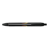 Kat Retro Vintage Zwarte Inkt Pen (Achterkant)