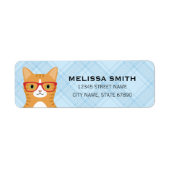 Kat Return Address Labels (Voorkant)