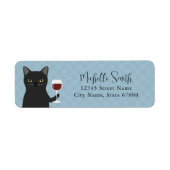 Kat Return Address Labels (Voorkant)