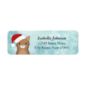 Kat Return Address Labels (Voorkant)