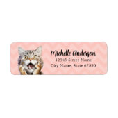 Kat Return Address Labels (Voorkant)