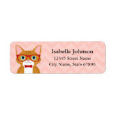 Kat Return Address Labels (Voorkant)