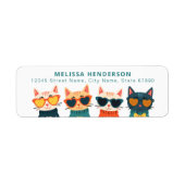Kat Return Address Labels (Voorkant)