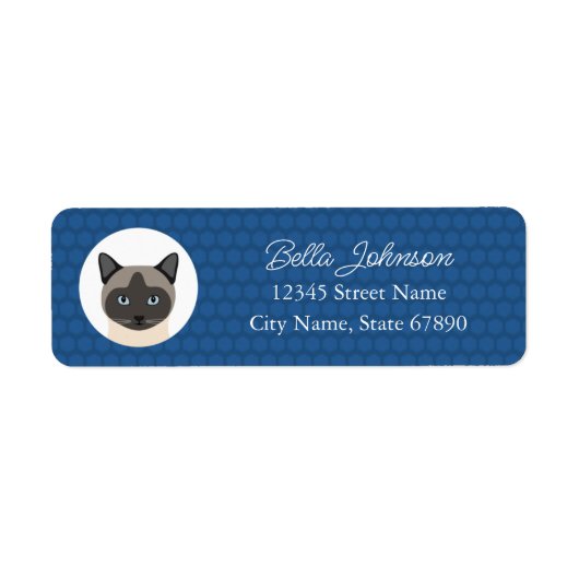 Kat Return Address Labels (Voorkant)