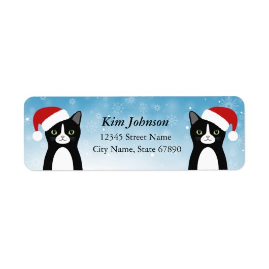 Kat Return Address Labels (Voorkant)
