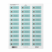 Kat Return Address Labels (Full Sheet)