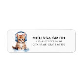 Kat Return Address Labels (Voorkant)