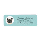 Kat Return Address Labels (Voorkant)