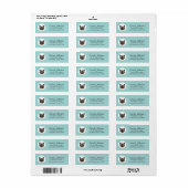 Kat Return Address Labels (Full Sheet)
