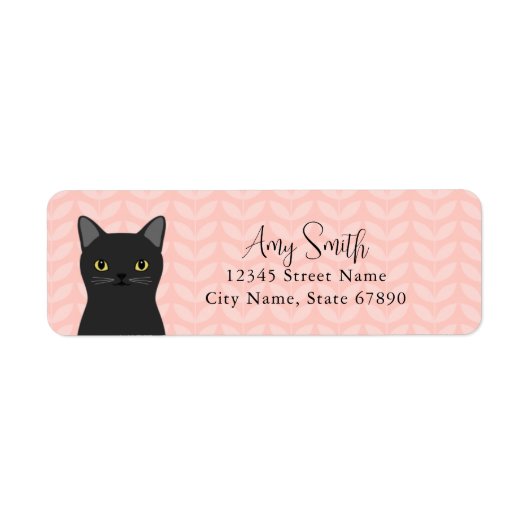 Kat Return Address Labels (Voorkant)