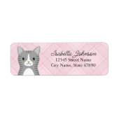 Kat Return Address Labels (Voorkant)