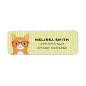 Kat Return Address Labels (Voorkant)
