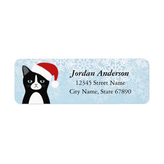 Kat Return Address Labels (Voorkant)