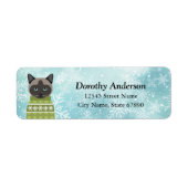 Kat Return Address Labels (Voorkant)