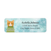 Kat Return Address Labels (Voorkant)