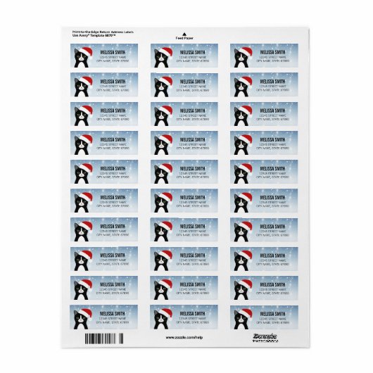 Kat Return Address Labels (Full Sheet)