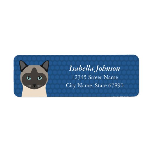 Kat Return Address Labels (Voorkant)