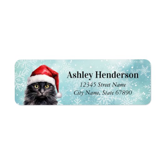 Kat Return Address Labels (Voorkant)
