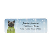 Kat Return Address Labels (Voorkant)