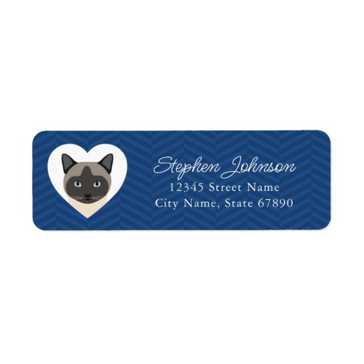 Kat Return Address Labels (Voorkant)