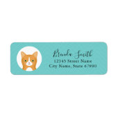 Kat Return Address Labels (Voorkant)