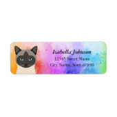 Kat Return Address Labels (Voorkant)