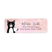 Kat Return Address Labels (Voorkant)