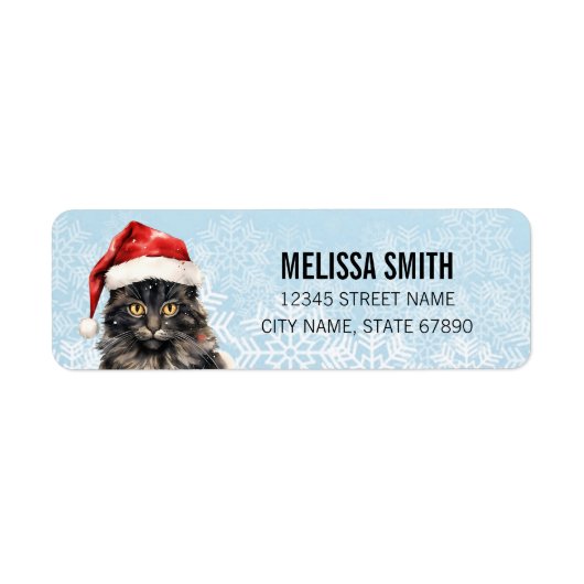 Kat Return Address Labels (Voorkant)