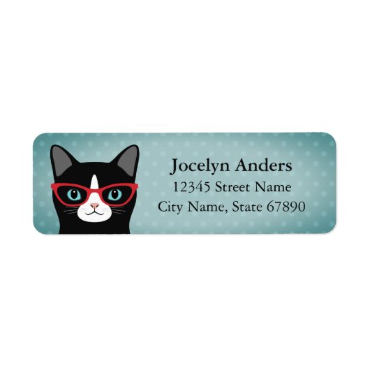Kat Return Address Labels (Voorkant)