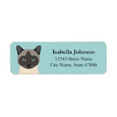 Kat Return Address Labels (Voorkant)