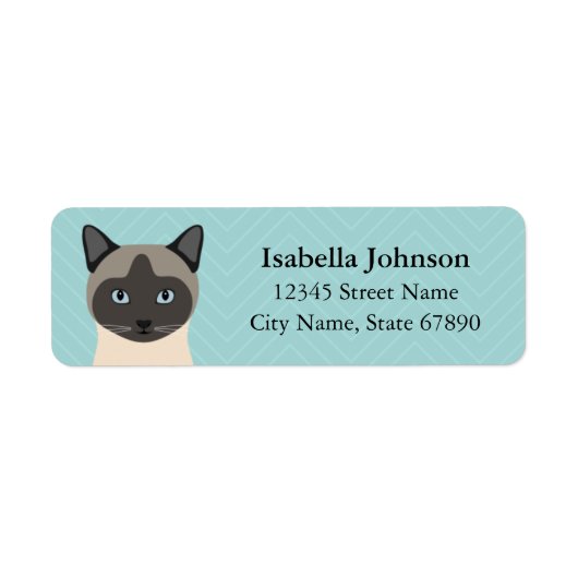 Kat Return Address Labels (Voorkant)