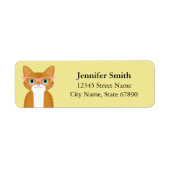 Kat Return Address Labels (Voorkant)