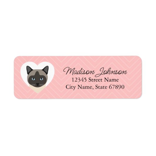 Kat Return Address Labels (Voorkant)