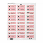 Kat Return Address Labels (Full Sheet)