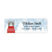 Kat Return Address Labels (Voorkant)