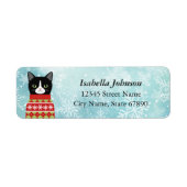 Kat Return Address Labels (Voorkant)