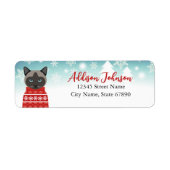 Kat Return Address Labels (Voorkant)