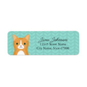 Kat Return Address Labels (Voorkant)
