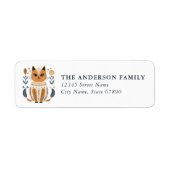 Kat Return Address Labels (Voorkant)
