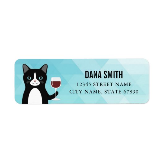 Kat Return Address Labels (Voorkant)