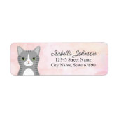 Kat Return Address Labels (Voorkant)