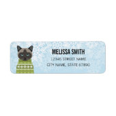 Kat Return Address Labels (Voorkant)