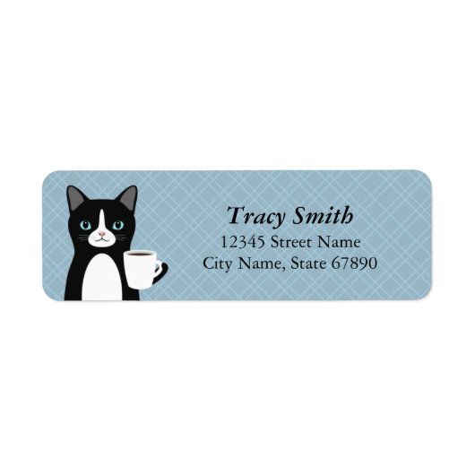 Kat Return Address Labels (Voorkant)