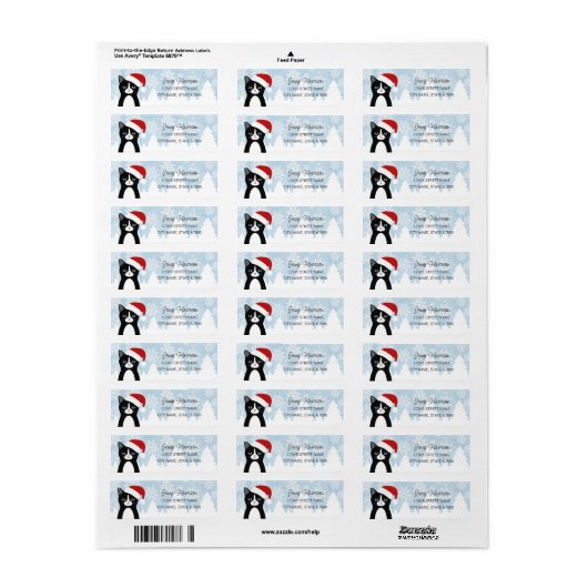Kat Return Address Labels (Full Sheet)