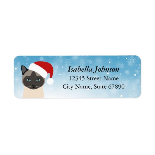 Kat Return Address Labels (Voorkant)